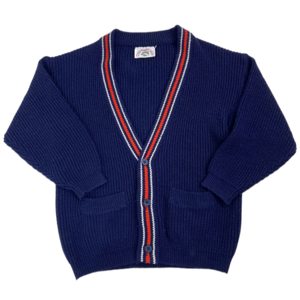 CAMP BEVERLY HILLS vintage 80s Wool blend cardigan sweater